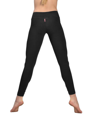 Flat Waist Ankle Legging (Style W-452, Black) by Hard Tail Forever