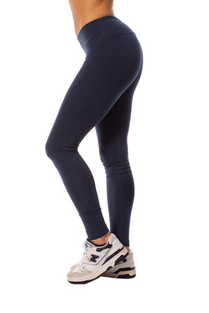Hard Tail Forever - Flat Waist Ankle Legging (W-452, Navy)