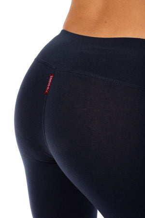 Hard Tail Forever - Flat Waist Ankle Legging (W-452, Navy) alt view 2