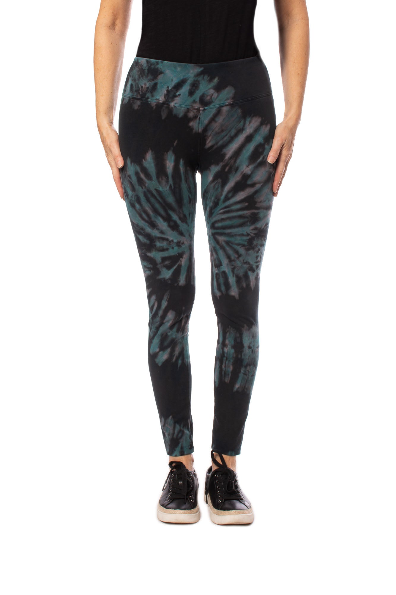 Hard Tail Forever - Flat Waist Ankle Legging (W-452, Tie-Dye MCS1)