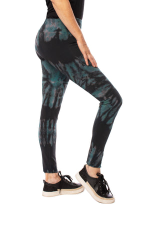 Hard Tail Forever - Flat Waist Ankle Legging (W-452, Tie-Dye MCS1) alt view 1