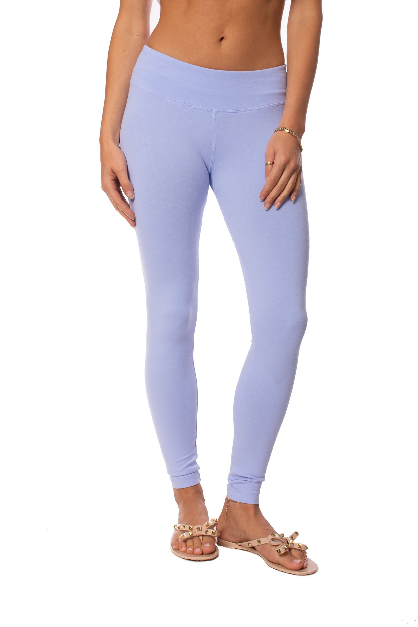 Hard Tail Forever - Flat Waist Ankle Legging (W-452, Periwinkle)