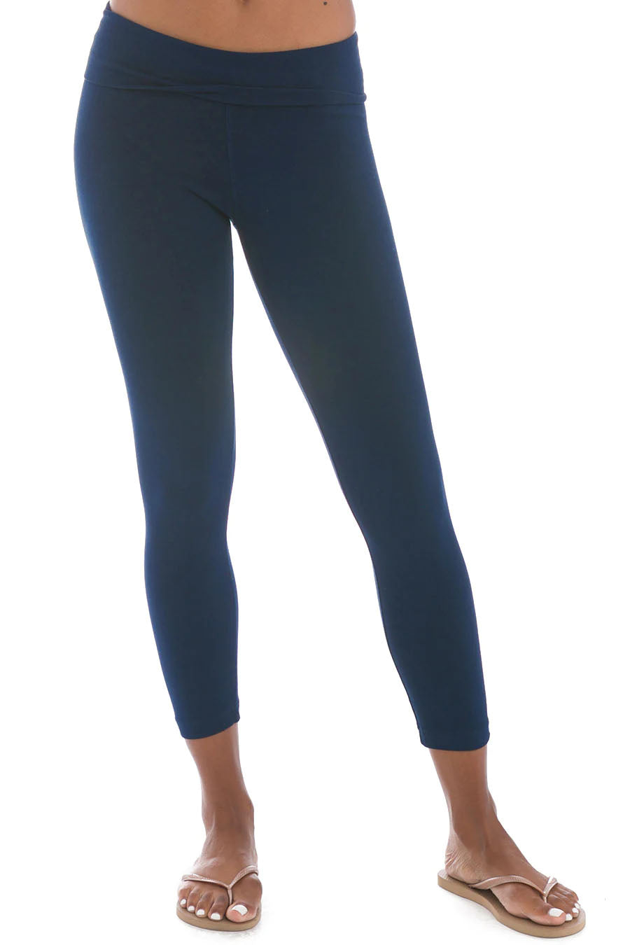 Rolldown Layered Legging (Style 588, Past Midnight) by Hard Tail
