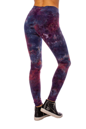 Hard Tail Forever - High Rise Ankle Legging Tie-Dye Lava (W-566, Tie-Dye Lava) alt view 1