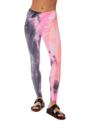 Hard Tail Forever - Flat Waist Ankle Legging (W-452, Dreamsicle Tie-Dye)
