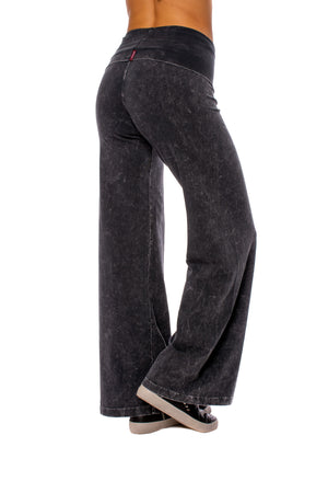 Hard Tail Forever - Wide Leg Roll Down Pants Mineral Wash Mw14 (W-326, Mineral Wash MW14) alt view 2