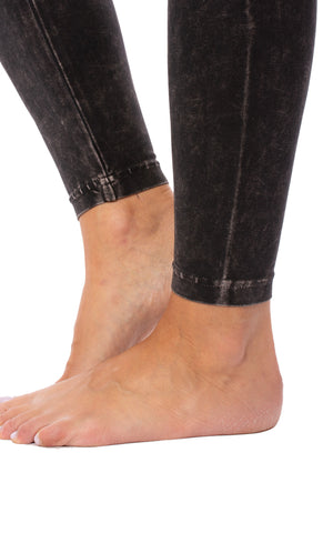Hard Tail Forever - Contour Roll Down Ankle Legging (W-338, Mineral Wash MW6) alt view 3
