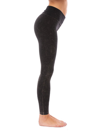 Hard Tail Forever - Contour Roll Down Ankle Legging (W-338, Mineral Wash MW6) alt view 5