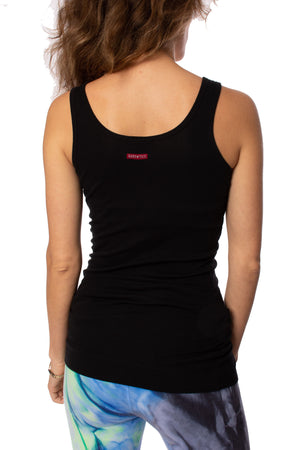 Hard Tail Forever - Baby Ribbed Skinny Mini Dress (T-150, Black) alt view 7
