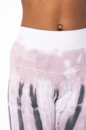 Hard Tail Forever - High Rise Capri Legging (W-614, Tie-Dye Purple Ice) alt view 4