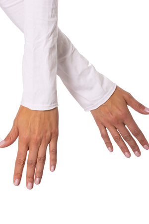 Hard Tail Forever - Crop Bell Sleeve (SL-12, White) alt view 4