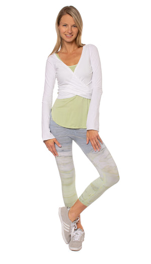 Hard Tail Forever - Crop Bell Sleeve (SL-12, White) alt view 6