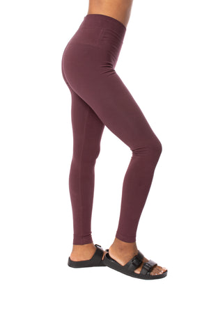Hard Tail Forever - High Rise Ankle Legging (W-566, Plum) alt view 1