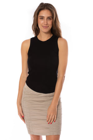 LA Made - Aida Racer Tank (S21047, Black) alt view 2