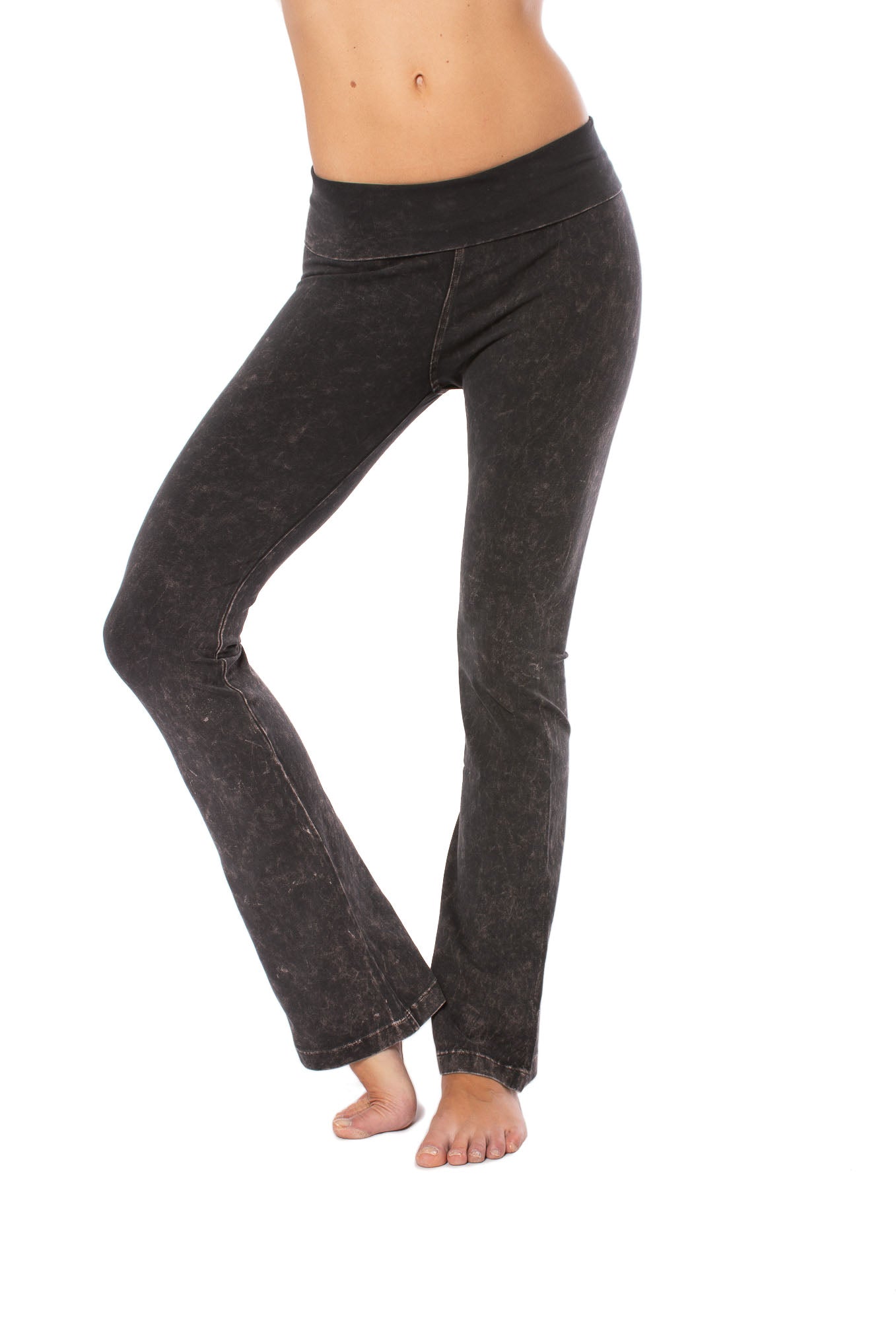 Hard Tail Forever Contour Rolldown Ankle Legging - Charcoal