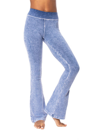 Hard Tail Forever - Contour Roll Down Boho Bell Bottom Flare (W-598, Mineral Wash MW7) alt view 5