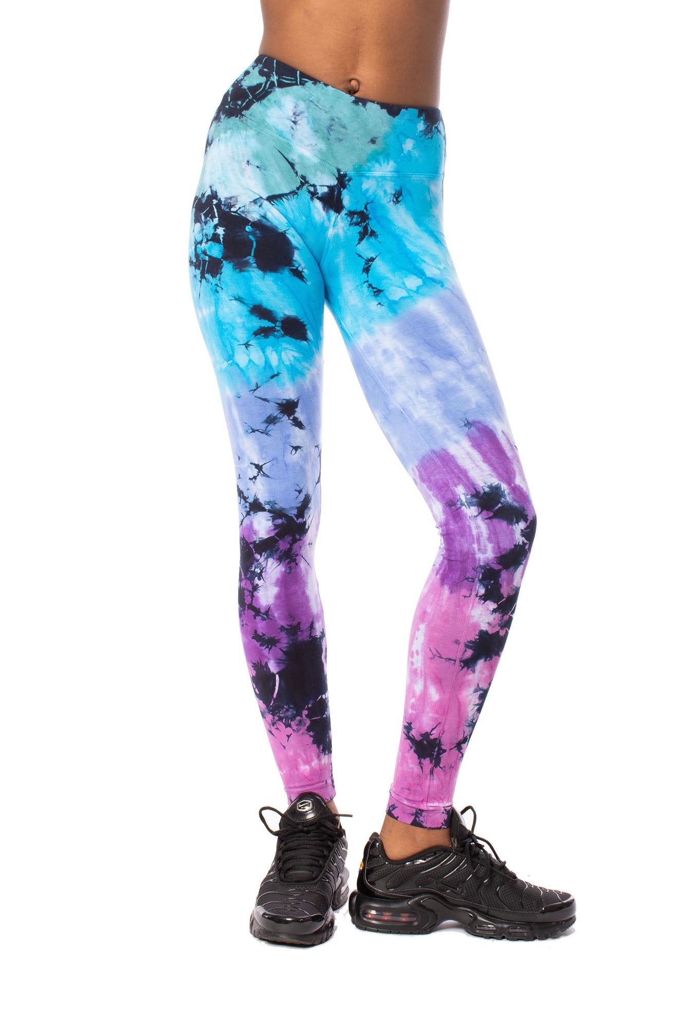 Hard Tail Forever - Flat Waist Ankle Legging (W-452, Wham Tie-Dye)