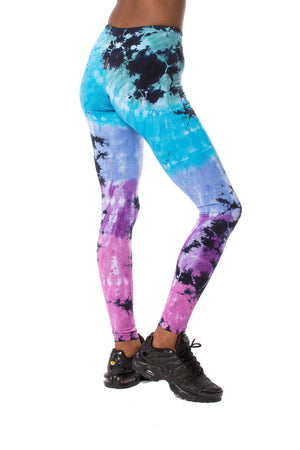 Hard Tail Forever - Flat Waist Ankle Legging (W-452, Wham Tie-Dye) alt view 2