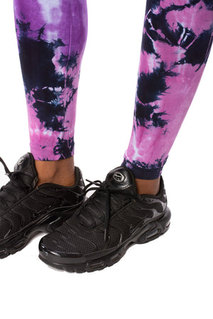 Hard Tail Forever - Flat Waist Ankle Legging (W-452, Wham Tie-Dye) alt view 5