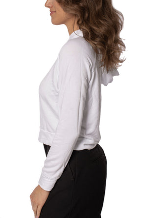 Hard Tail Forever - Simple White Hoodie (CLO-27, White) alt view 1