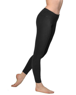 Flat Waist Ankle Legging (Style W-452, Black) by Hard Tail Forever