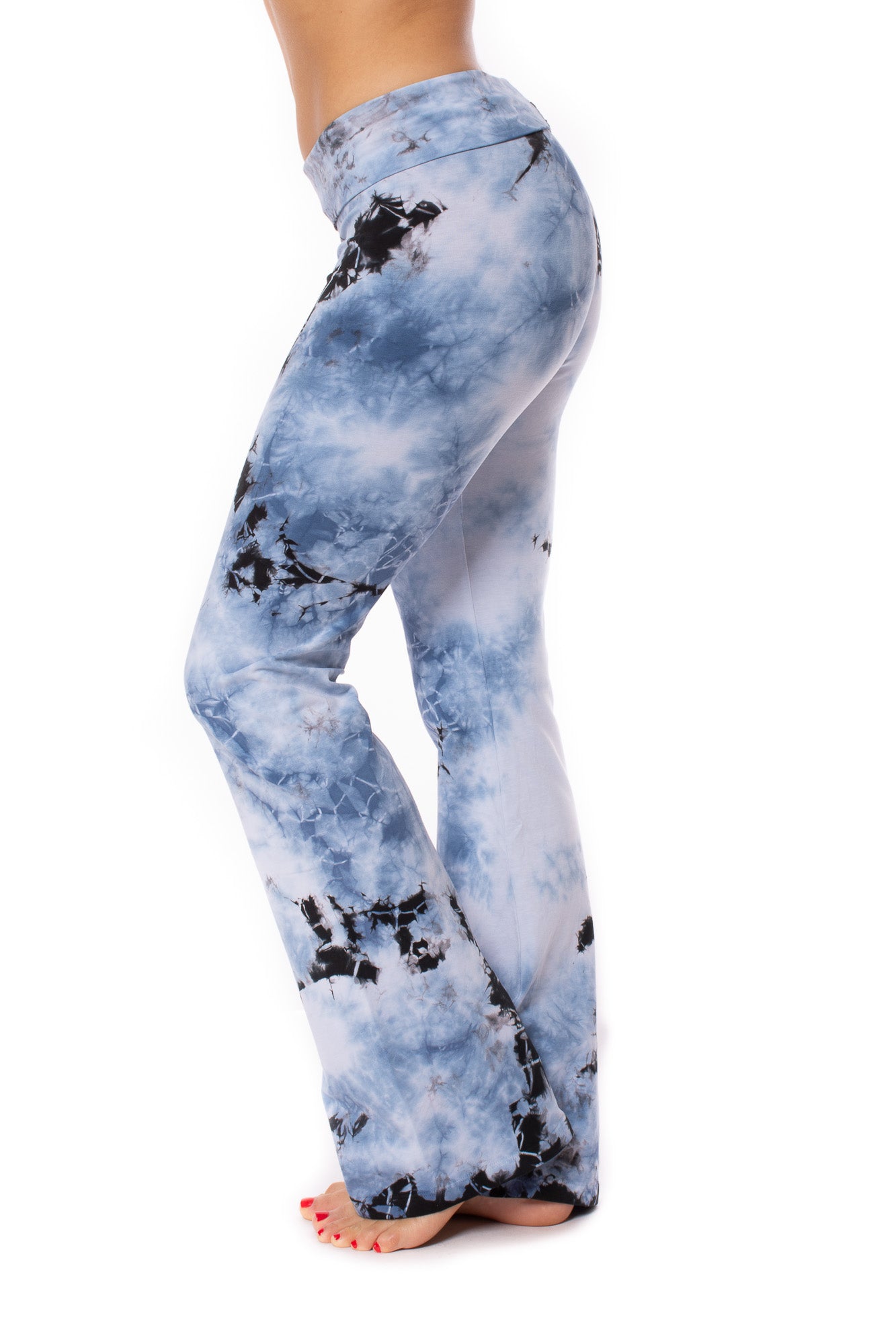 Hard Tail Forever - Roll Down Boot Leg Crystal Clouds Tie-Dye (330, Crystal Clouds Tie-Dye)