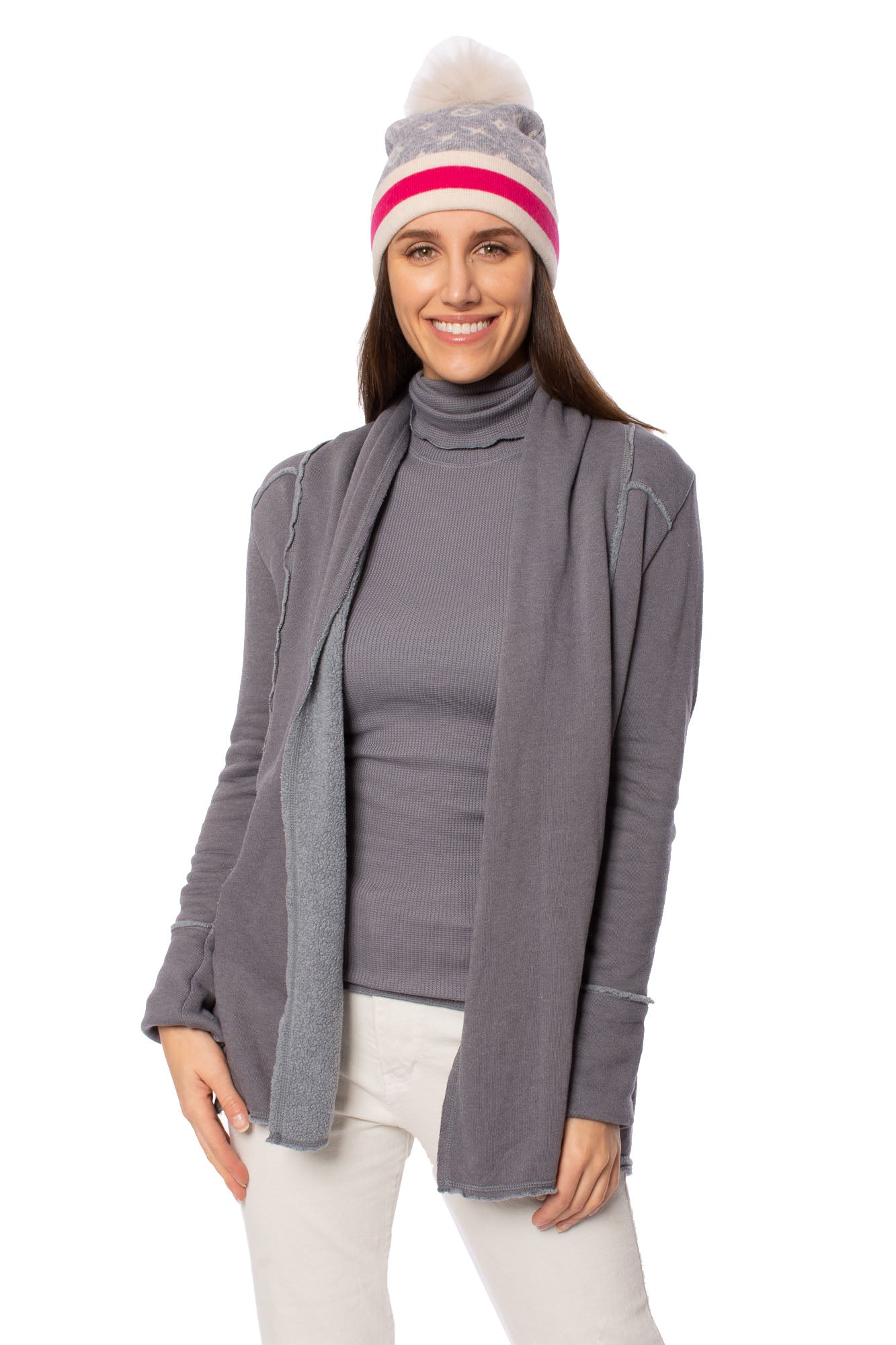Hard Tail Forever - Slouchy Cardigan (SHE-02, Bullet) alt view 8