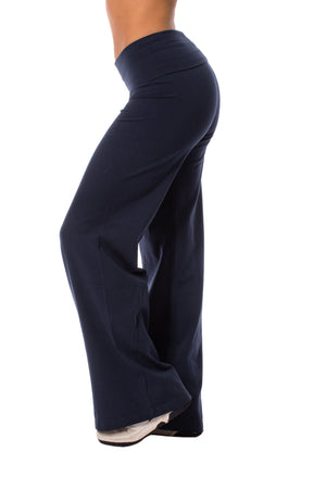 Hard Tail Forever - Wide Leg Roll Down Pants (W-326, Navy) alt view 1