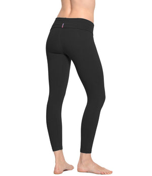Roll Down Layered Legging (Style 588, Black) by Hard Tail Forever