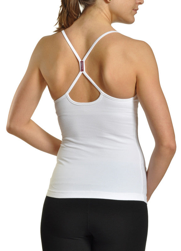 Freestyle Tank w/Bra (Style W-329, White) by Hard Tail Forever